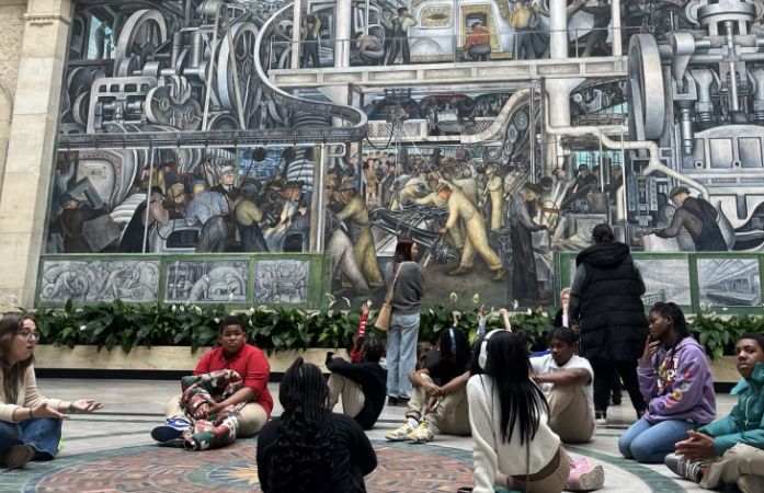  Students enjoy learning about ART in and outside the school.